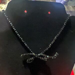 Paparazzi Dazzling Black Beaded Necklace